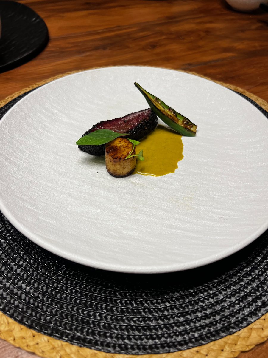 Seared beef